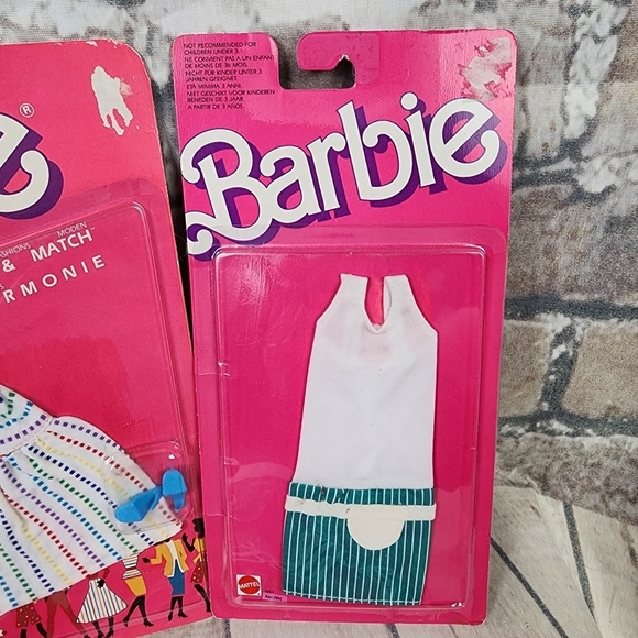 Vintage 80s Barbie Clothing Deadstock Set of 4 Packages 1 Flair Ski Outfit - Picture 9 of 16